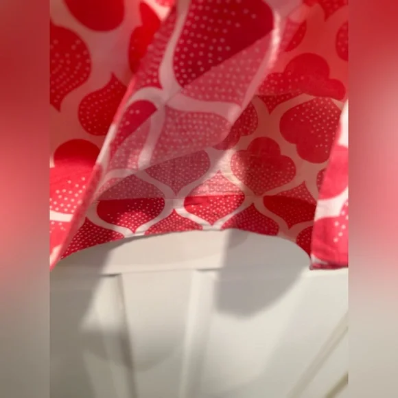 Boden EUC Size 2P Pretty Coral & White 3/4 Length Linen Mini Dress (0554) - Picture 10 of 14